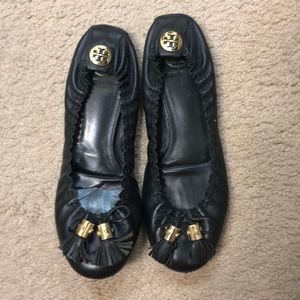 Tory Burch Reese Ballet Tassel Flats